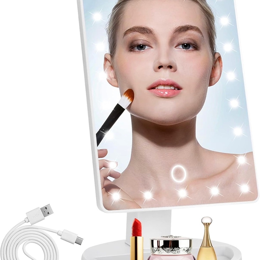 Vanity Mirror with Lights, Makeup Mirror with Lights, Room Decor Aesthetic.